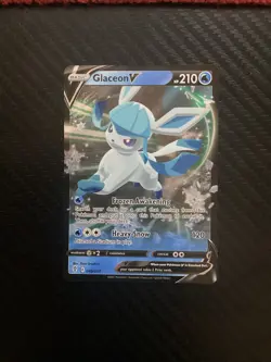 Pokemon TCG Glaceon V Evolving Skies 040/203 Holo Ultra Rare NM - Image 1