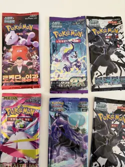 Korean Pokemon booster packs bundle (everything in the picture) - Image 2
