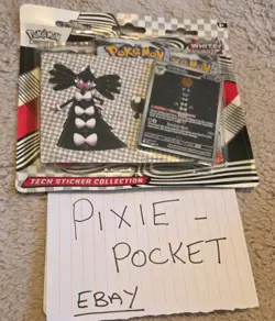 Pokemon TCG: White Flare - Tech Sticker Collection - New & Sealed - Image 1