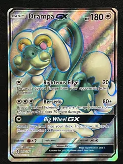 Pokemon Drampa GX Full Art - Guardians Rising - 142/145 NM1 - Image 1