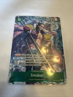 One Piece Card Game Royal Blood Smoker SR OP10-030 ALT ART Parallel English TCG - Image 1