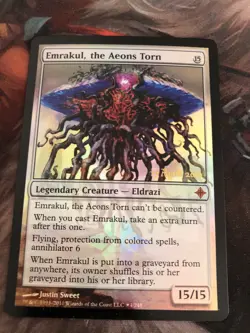 Emrakul, the Aeons Torn -Foil Medium Play MTG Promos: Prerelease Cards - Image 1
