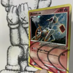 Arceus AR3 Holo Rare Platinum Arceus Pokemon Card - LP + Small Swirl Holo - Image 2