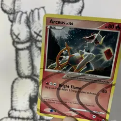 Arceus AR3 Holo Rare Platinum Arceus Pokemon Card - LP + Small Swirl Holo - Image 3