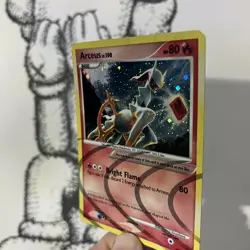 Arceus AR3 Holo Rare Platinum Arceus Pokemon Card - LP + Small Swirl Holo - Image 5