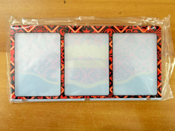 Pokemon Paldean Fates Magnetic 3-Card Holder Premium Collection New Red - Image 1
