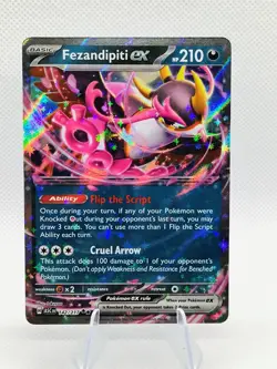 Fezandipity ex 038/064 Double Rare Pokemon TCG Card Shrouded Fable - NM (B) - Image 1