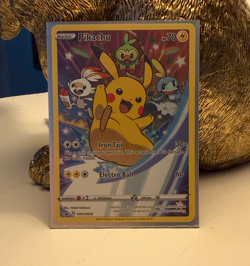 Pikachu SWSH020 SWSH: Sword & Shield Promo Cards - Holographic Pokemon Card - Image 1
