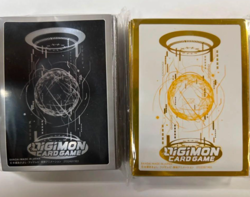 Digimon Official Protector Silver & Gold Set 60 Sleeve Bandai Card - Image 1