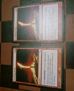 Mtg x2 Seething Song x2 LP Mirrodin Magic Card Instant Common Pauper - Image 1