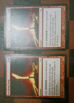 Mtg x2 Seething Song x2 LP Mirrodin Magic Card Instant Common Pauper - Image 2