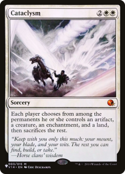 Cataclysm (REGULAR) x1 - MTG The List PLST #V14-3 - Image 1