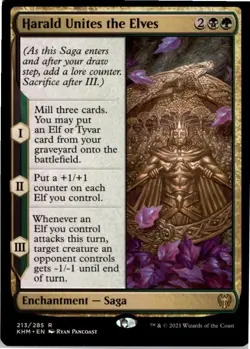 Harald Unites the Elves R Kaldheim 213 NM - Image 1