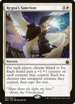 MTG Regna's Sanction ** Battlebond ** English - Image 1