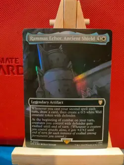 Rammas Echor, Ancient Shield FOIL (Borderless) - Lord of the Rings - NM - MTG - Image 1