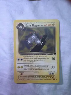 Dark Magneton 28/82 Non Holo Team Rocket - Pokemon Card - LP - Image 1