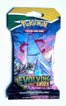 Pokemon Evolving Skies Sleeved Booster Pack Factory Sealed - Image 1