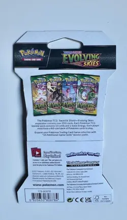 Pokemon Evolving Skies Sleeved Booster Pack Factory Sealed - Image 2