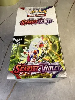 *BRAND NEW AND SEALED* Pokemon - Scarlet & Violet Base Set - Half Booster Box 18 - Image 1