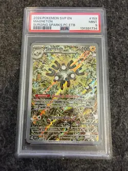 2024 Magneton SVP 159 Pokemon Center ETB Promo PSA 9 Surging Sparks Mint - Image 1