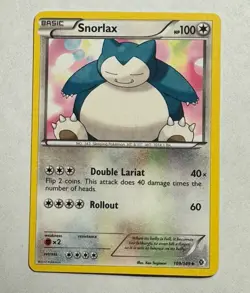 Snorlax 109/149 Boundaries Crossed Regular 2012 Pokemon NM/ M - Image 1