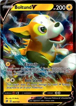 Boltund V 067/192 Ultra Rare SWSH02: Rebel Clash Pokemon TCG NM (SKU 1-1) - Image 1