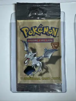 2000 Pokemon 2 Gym Heroes 2 Fossil 1 Base Set 2 WRAPPERS ONLY 1st Edition C Pics - Image 5