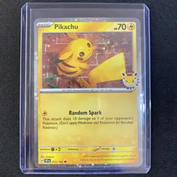 2026 Pikachu 051 Stamped Pokemon Day 30th Anniversary Promo NM - Image 1