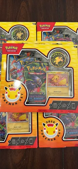 IN HAND Pokemon TCG: Pokemon Day 2026 Collection Box 30th Anniversary 5 Avail - Image 2