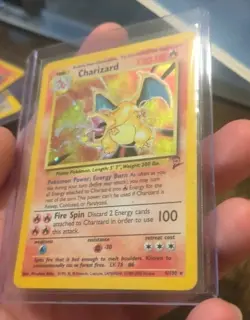 Pokemon Charizard Base Set 2 Holo Rare 4/130 HP120 1999 English - Image 1