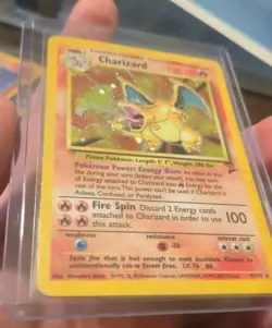 Pokemon Charizard Base Set 2 Holo Rare 4/130 HP120 1999 English - Image 2