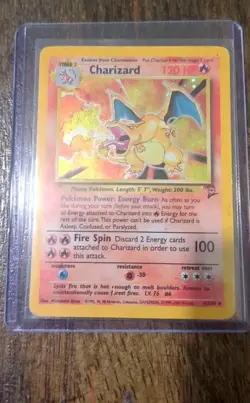 Pokemon Charizard Base Set 2 Holo Rare 4/130 HP120 1999 English - Image 4