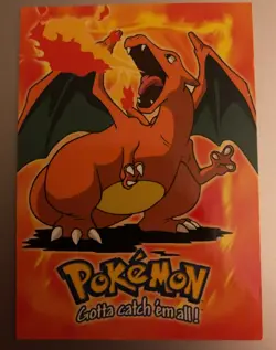 Pokemon Topps Charizard E6 of 12 Mewtwo Strikes Back Non Foil - Image 1