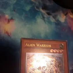 Yu-Gi-Oh! LP Alien Warrior POTD-EN027 1st Edition Ultimate Rare - Image 3