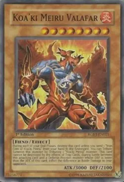 Koa'ki Meiru Valafar - RGBT-EN021 - Super Rare - Unlimited Edition x1 - Near Min - Image 1