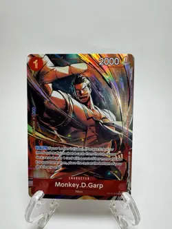 Monkey D Garp OP13-016 Alt Art + 3x Regular Playset One Piece TCG NM - Image 2