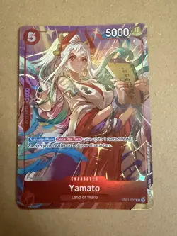 Yamato One Piece TCG EB01-007 Premium Card Best Selection Vol. 4 English Alt - Image 1
