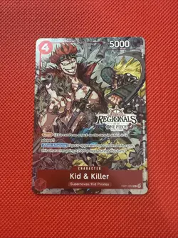 ONE PIECE TCG KID & KILLER EB01-003 Offline Regional foil CARD 2025 Vol.2 🔥🔥 - Image 1