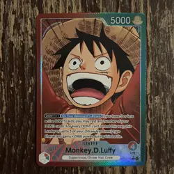 One Piece Card Game Monkey D Luffy Carrying on His Will Alt Art OP13-001 - Image 1