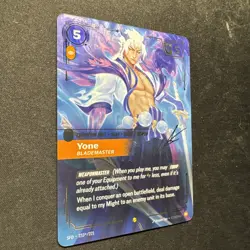 Riftbound Yone Blademaster Signature Overnumbered Card 233*/221 Spiritforged NM+ - Image 5