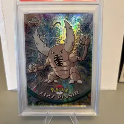 PSA 10 2000 Pokemon Game Topps Chrome TV Pinsir Spectra Rare Base Series 2 GEM - Image 2