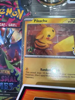 Pikachu 051/162 Pokemon Day 2026 Promo Stamped PERFECT FART SWIRL 🌀- IN BOX !🔥 - Image 2