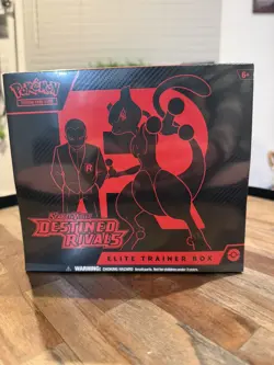 Pokemon Destined Rivals Elite Trainer Box ETB – Factory Sealed – CORNER TEARS - Image 1