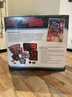 Pokemon Destined Rivals Elite Trainer Box ETB – Factory Sealed – CORNER TEARS - Image 2