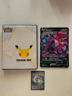 HOOPA V PROMO + CELEBRATIONS JUMBO / OVERSIZE BINDER - POKEMON TCG NEW - Image 1