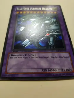 Yu-Gi-Oh! Blue-Eyes Ultimate Dragon JMP-EN005 Secret Rare Limited Edition LP - Image 4