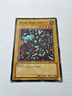 Yu-Gi-Oh Stone Ogre Grotto Magic Ruler MRL-058 1st Ed. Com. - slight corner ding - Image 2