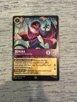 Demona Scourge of the Wyvern Clan 55/204 Lorcana Whispers in the Well Regular NM - Image 1