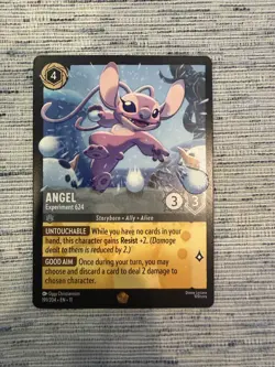 Disney Lorcana Angel Experiment 624 Legendary Foil 191/204 Winterspell - Image 1