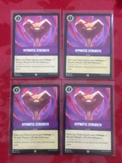 4x Disney Lorcana Shimmering Skies - Hypnotic Strength #59/204 x4 - Image 1